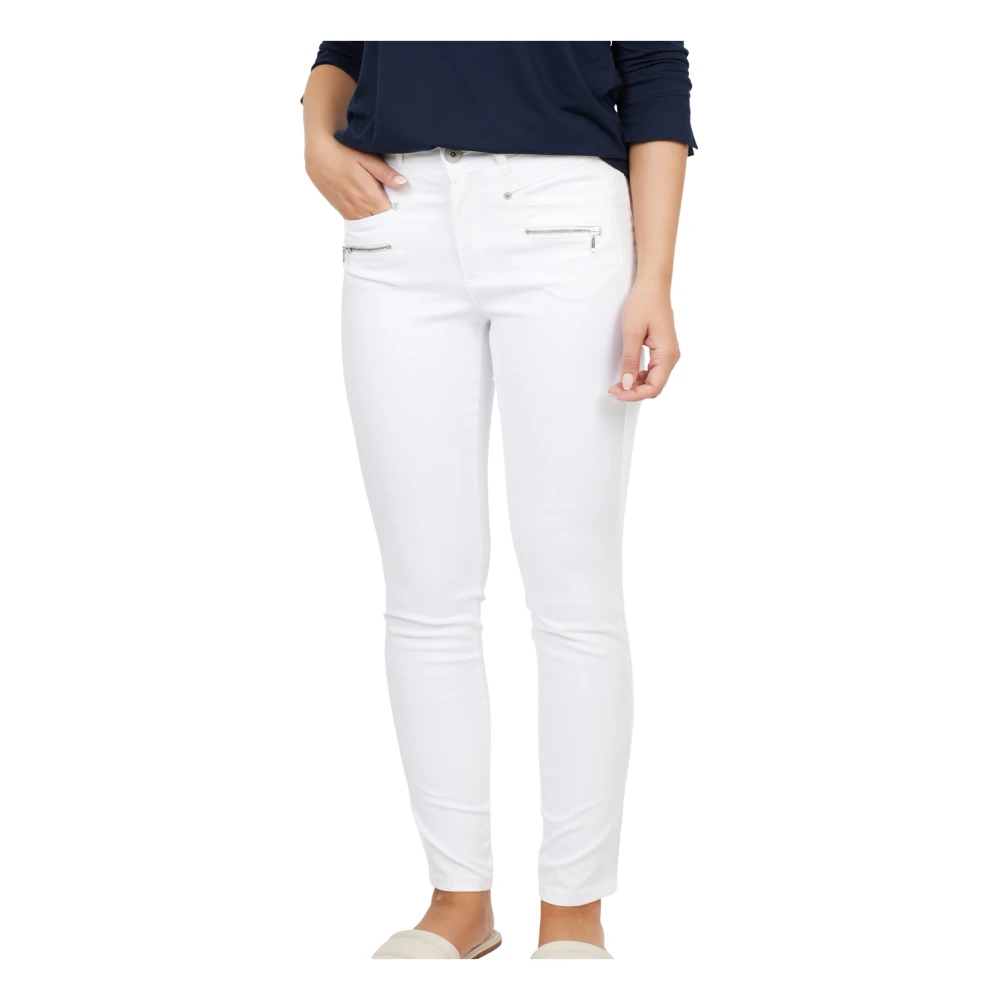 2-Biz White Rany Skinny Jeans - Female - Skinny Fit Jeans - S - Jeans