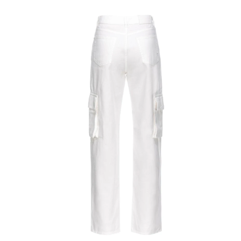 pinko Straight Jeans White Dames