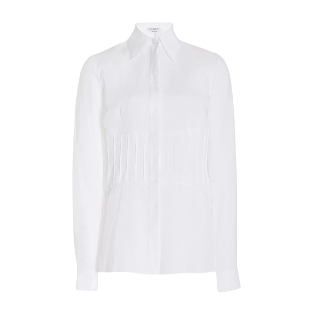 Gabriela Hearst Geplooide Top White Dames
