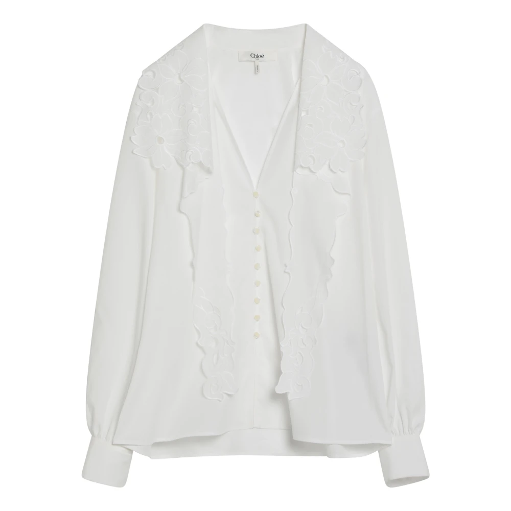 Chloé Lange mouwen overhemd White Dames