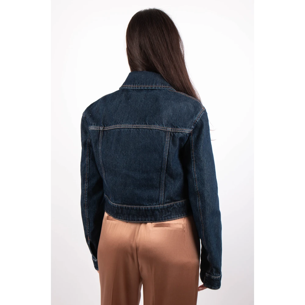 SPORTMAX Midnight Blue Jas Blue Dames