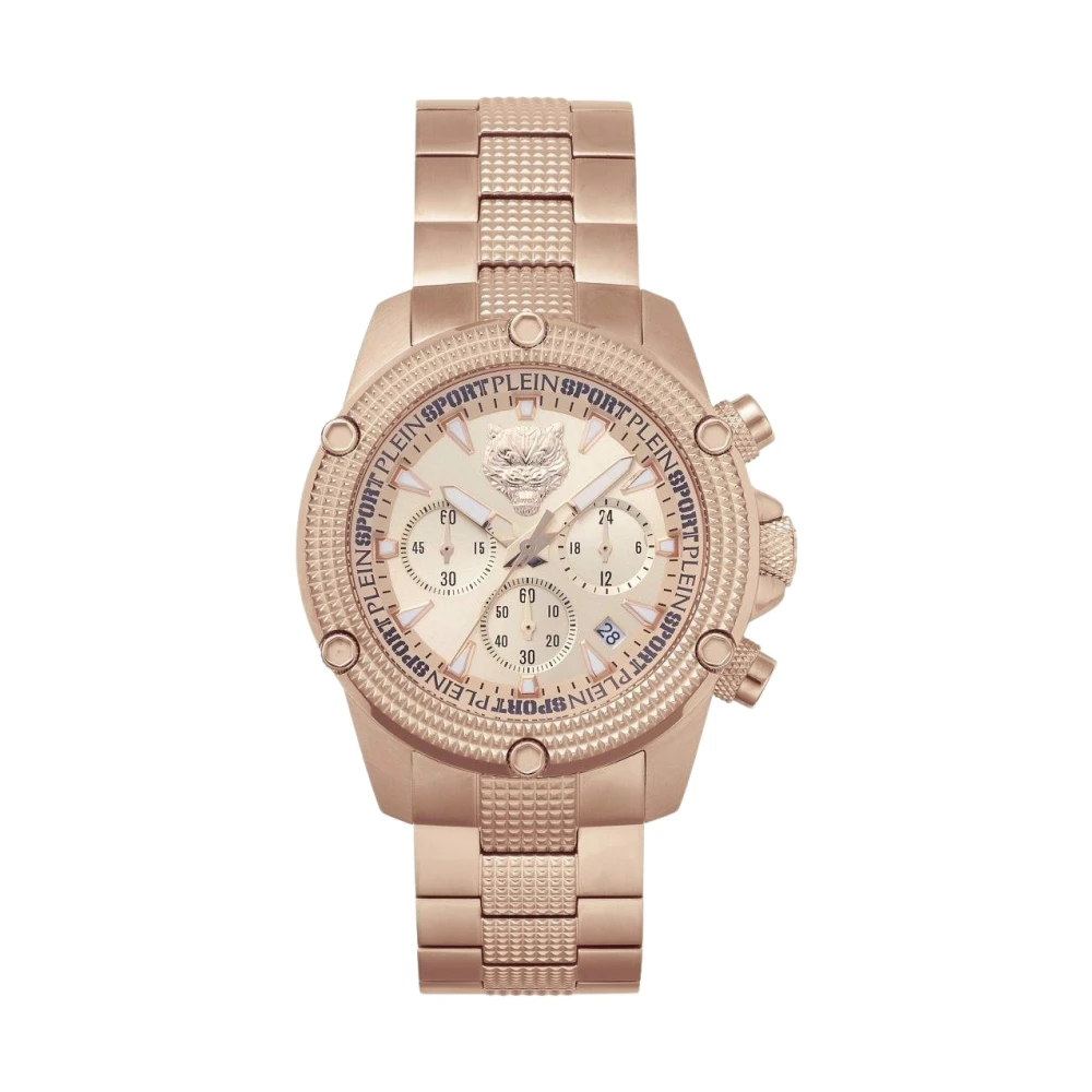 Plein Sport Men's Pink Watches, One Size, Hurricane Chrono