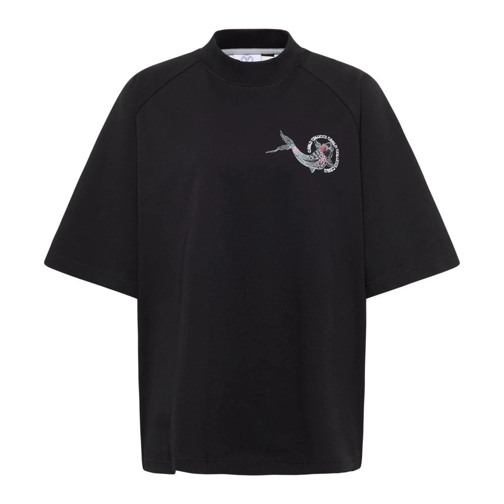 Carlo Colucci Men's Black From Milano To Tokyo T-Shirt - T-Shirts - L - Tops