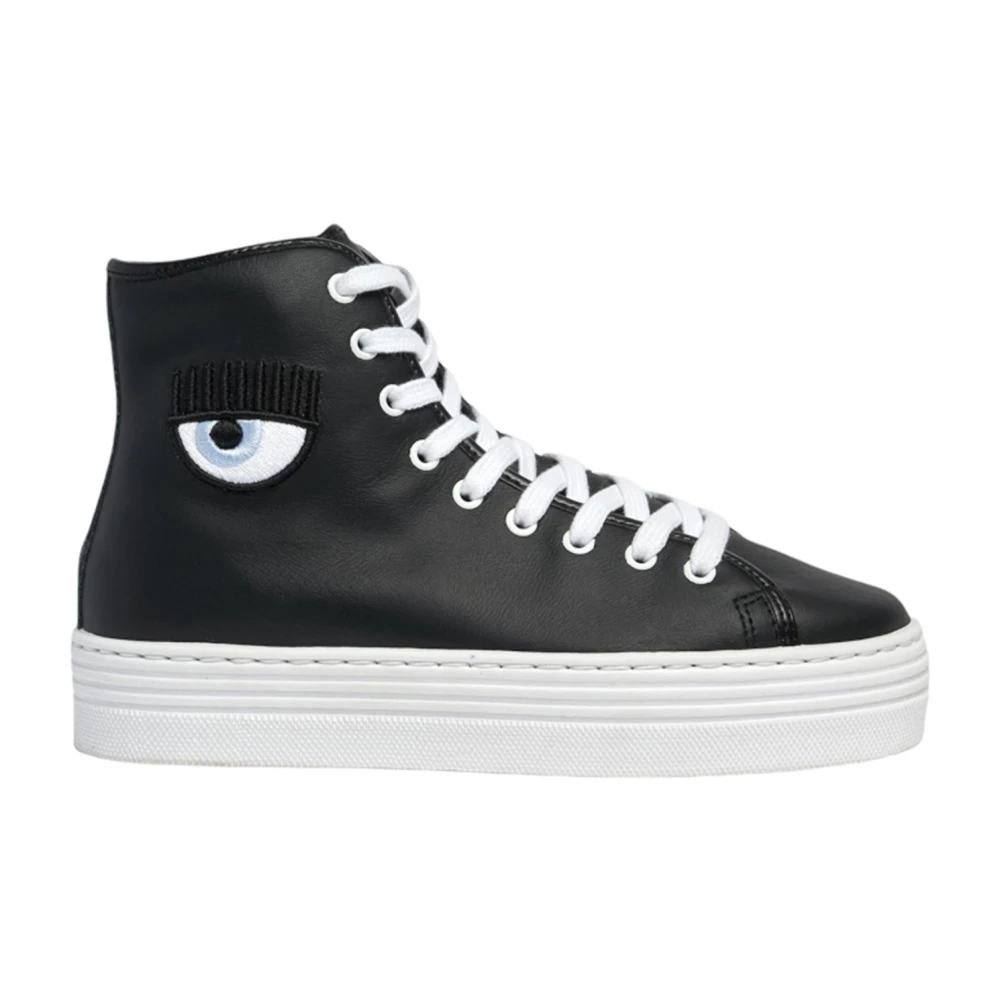 Chiara Ferragni Collection Zwarte lage sneakers Dames Schoenen