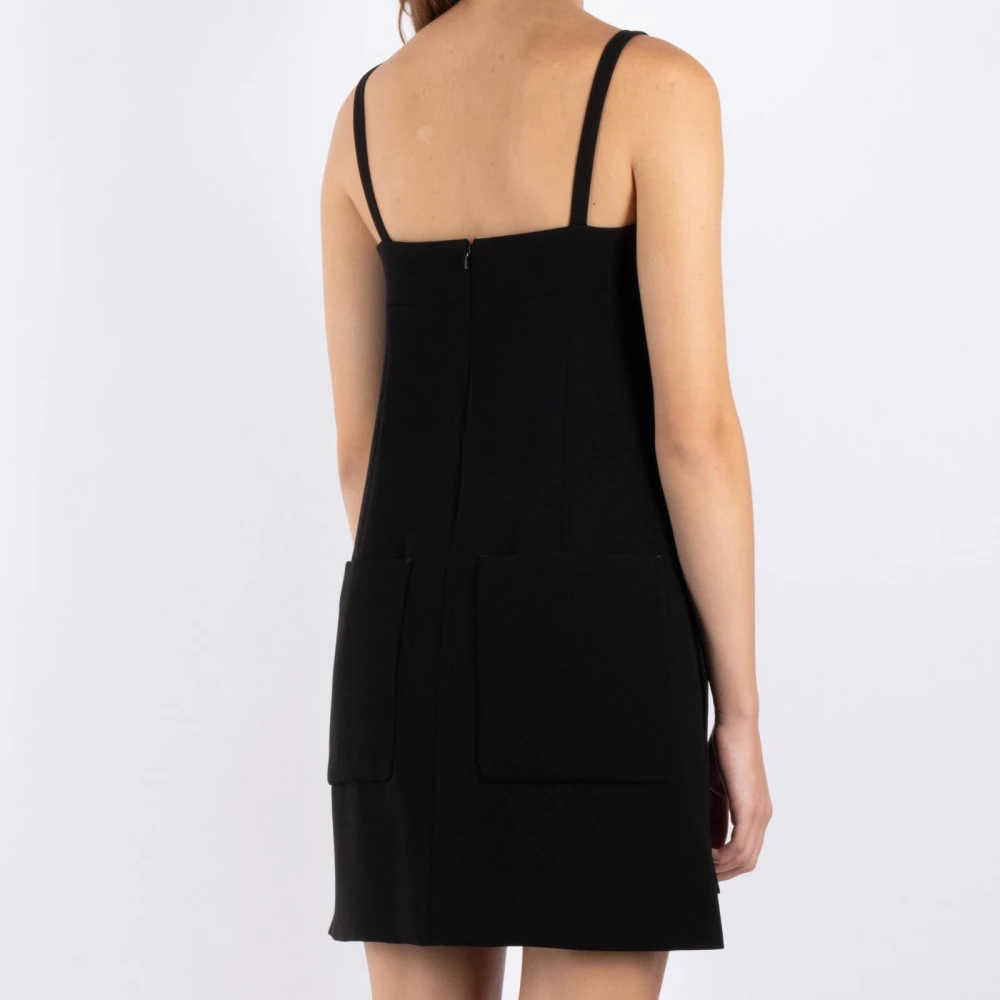 Max Mara Korte Zwarte Jurk Gemaakt in Italië Black Dames