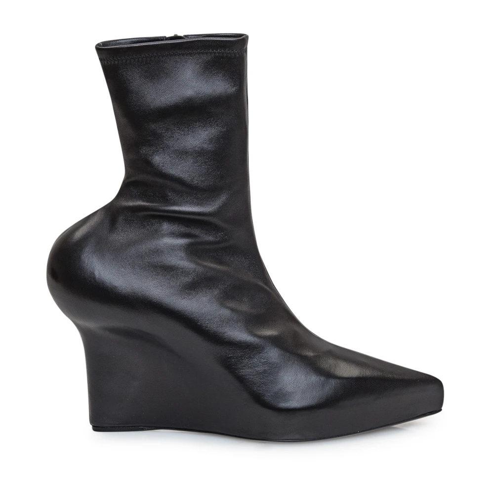 Givenchy Stretch Wedge Boots Black, Dam