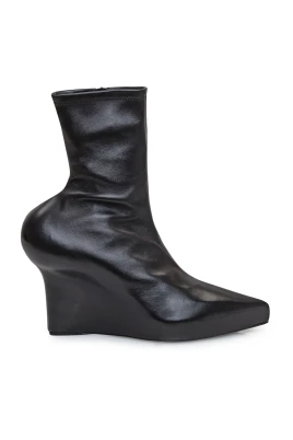 Stretch Wedge Boots
