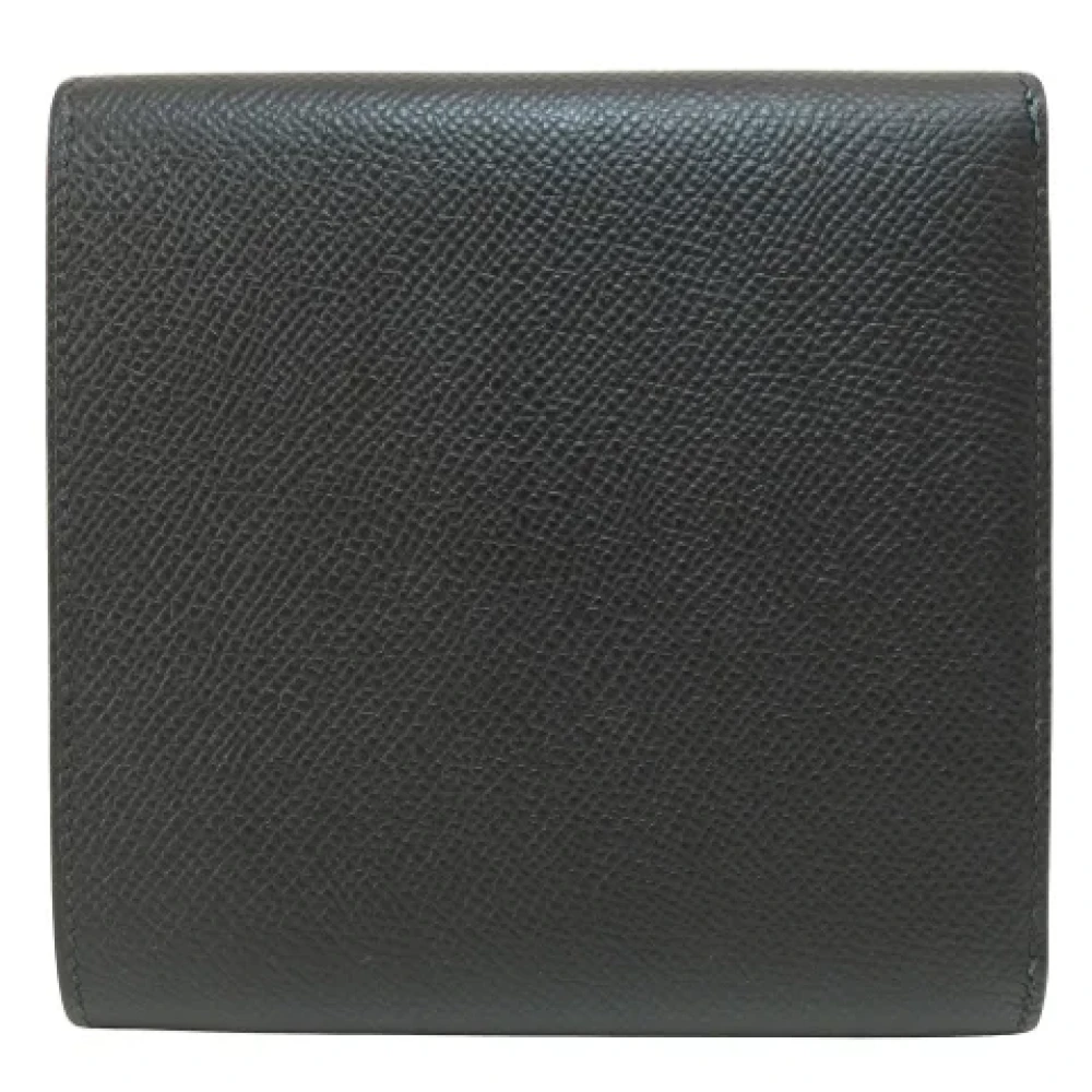 Hermès Vintage Pre-owned Leather wallets Black Dames