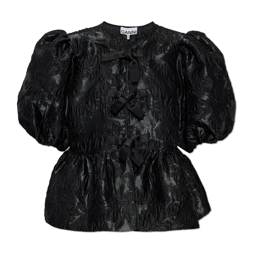 Ganni Donna Nero Camicette M, New,