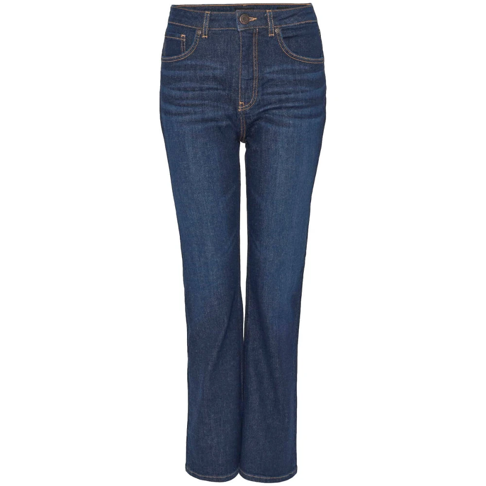 Opus Flared Eboni Jeans Blue Dames