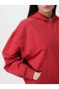 sweat-a-capuche-rouge-coupe-decontractee
