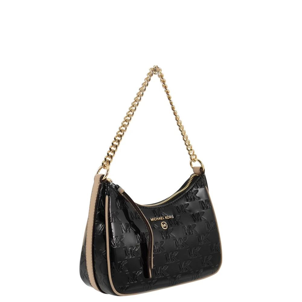 Michael Kors Chain Pouchette Bag Black Dames