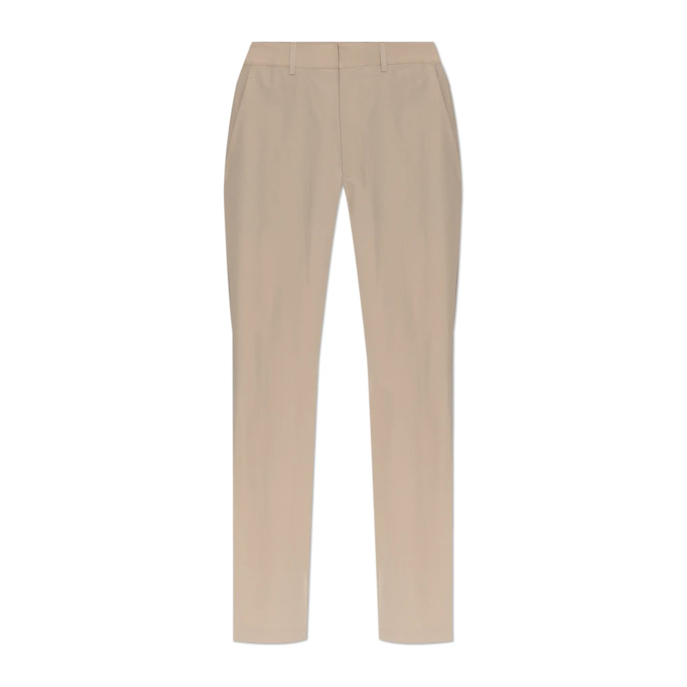 Emporio Armani Ea7 Mannelijk Beige Broeken Heren, Xl, Logo Broeken