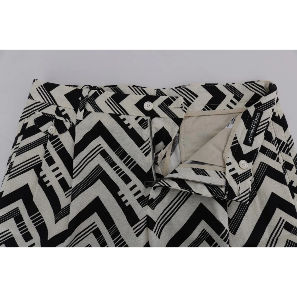 Dolce & Gabbana Casual kniehoge gestreepte shorts Multicolor Heren