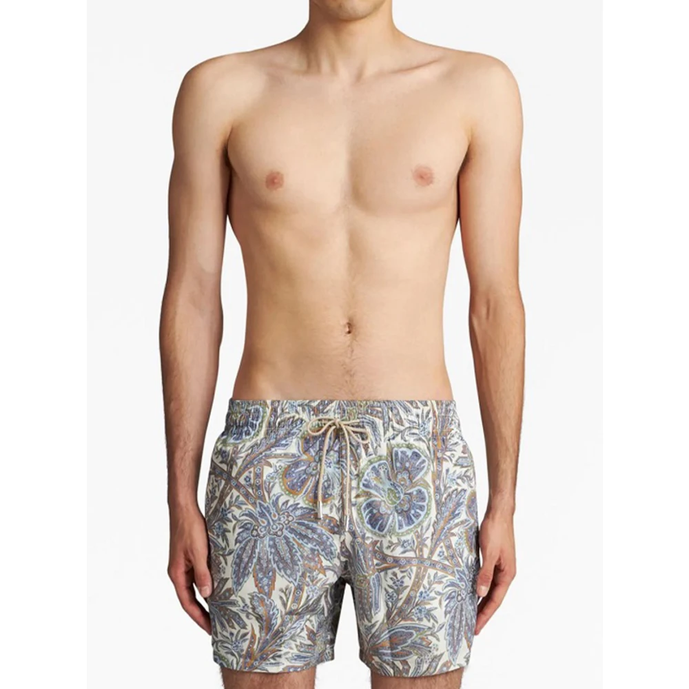 ETRO Paisley Foliage Shorts Multicolor Heren
