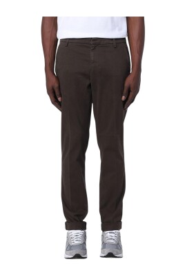 brown-stretch-cotton-straight-leg-pants