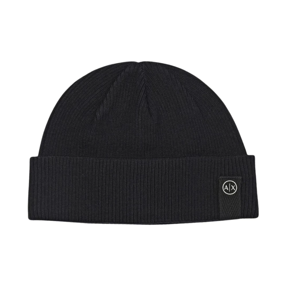Armani Exchange Herren Blau Knit Beanie Hat