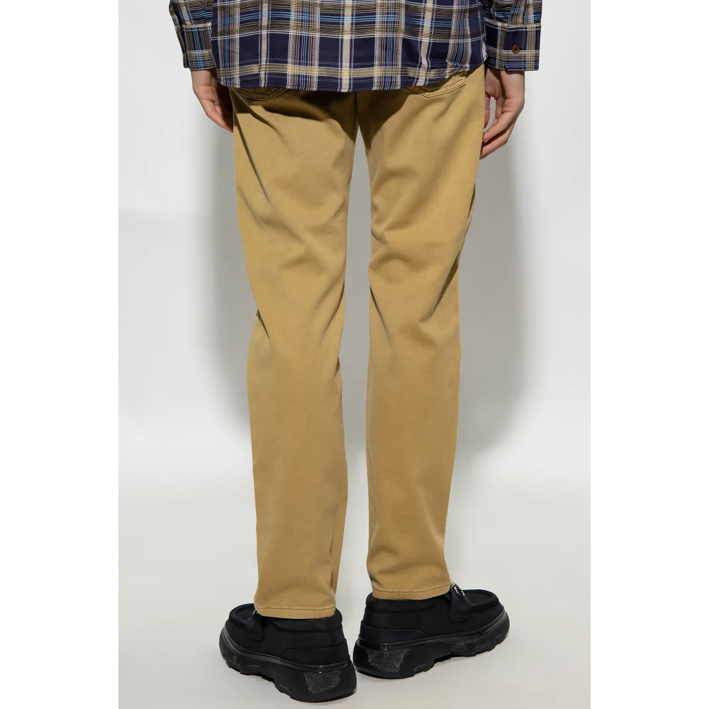 Diesel Slim-fit Trousers Beige Heren