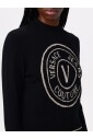 pull-en-tricot-noir-avec-logo