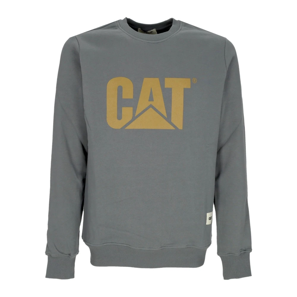 CAT Logo Crewneck Sweatshirt Gray Heren