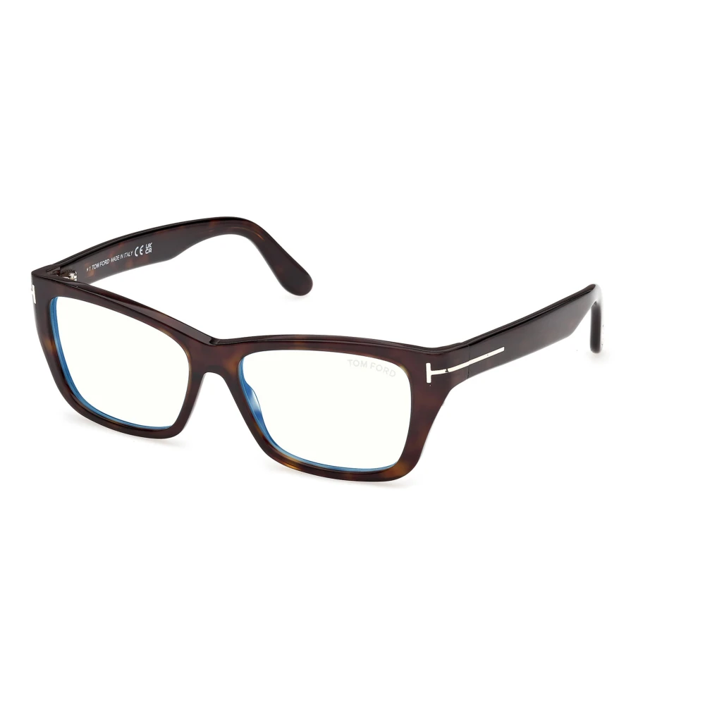 Tom Ford Brown Glasses, Unisex, 54 Mm, Butterfly Optical Frame