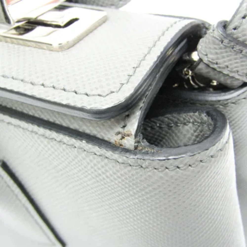 Prada Vintage Pre-owned Fabric prada-bags Gray Dames