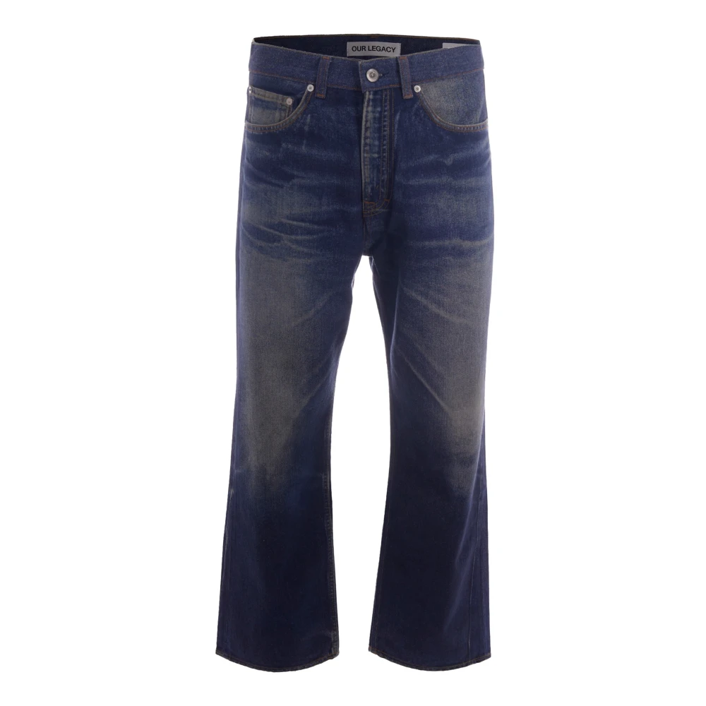 Our Legacy Third Cut Jeans - Male - Flare Jeans - Blue - W32 - Jeans