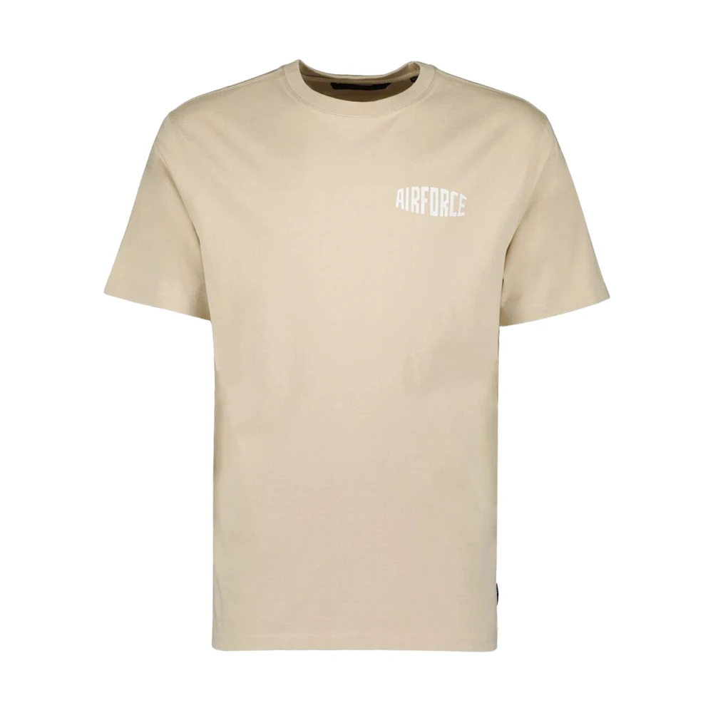 Airforce T-shirt korte mouw Gem1067-Ss24 Beige Heren