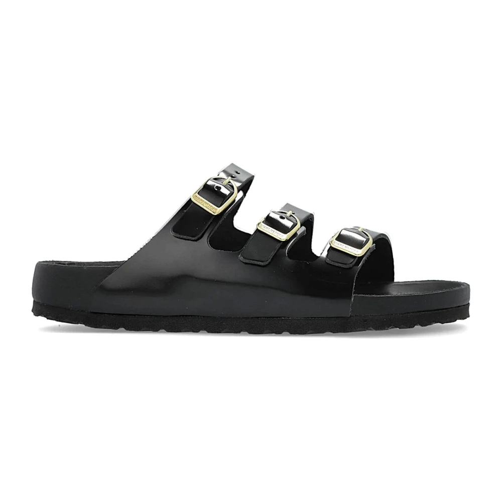 Birkenstock Black Sliders, Female, 6 Uk, Sandalo