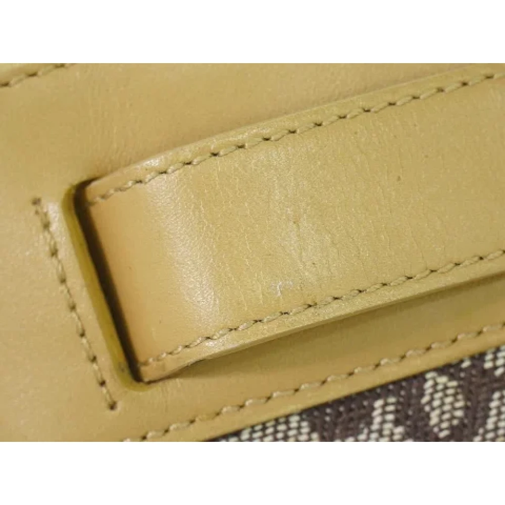 Chanel Vintage Pre-owned Canvas chanel-bags Brown Dames