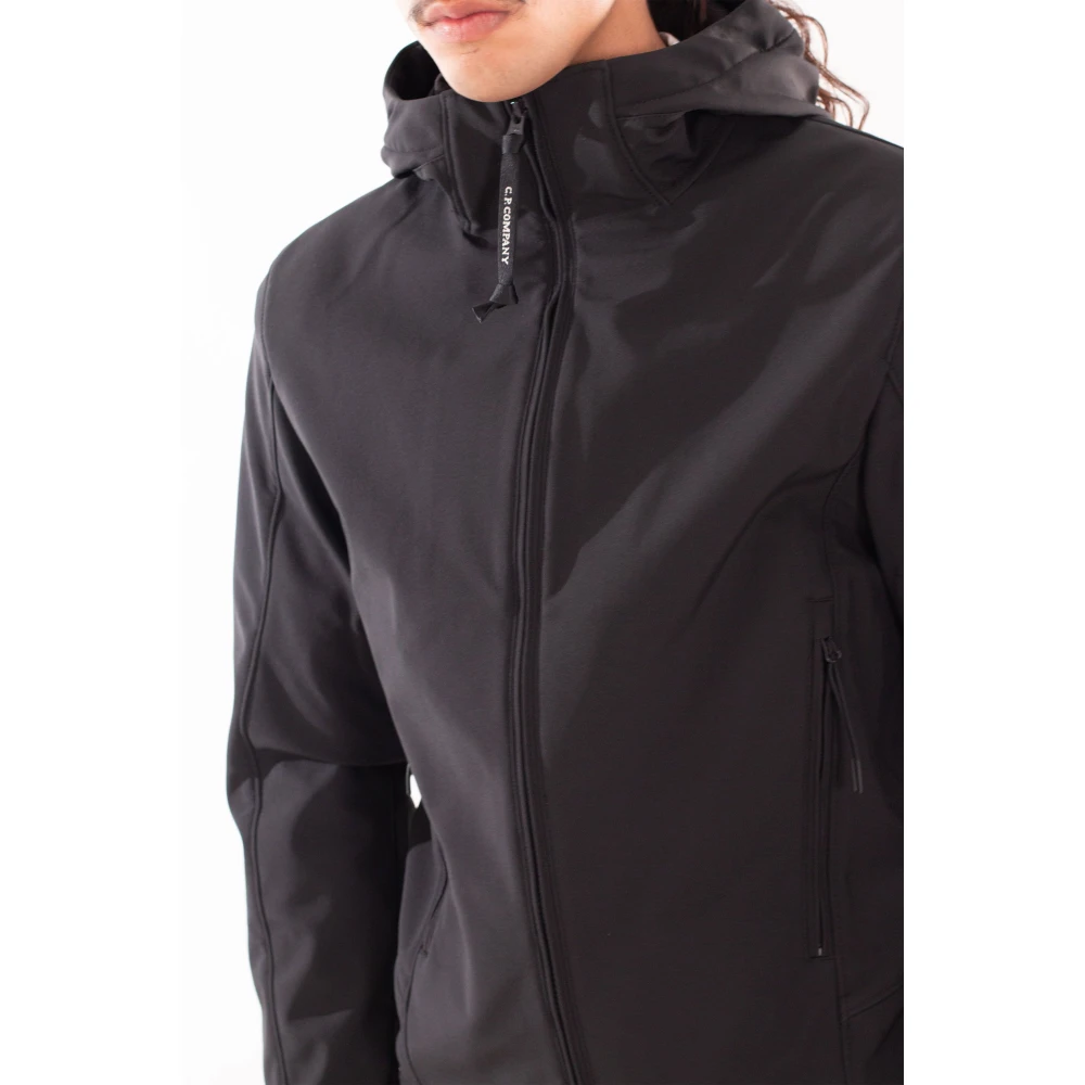 C.P. Company Shell-R Hooded Jacket in 999 Black Heren