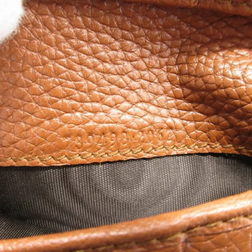 Gucci Vintage Pre-owned Leather wallets Brown Dames