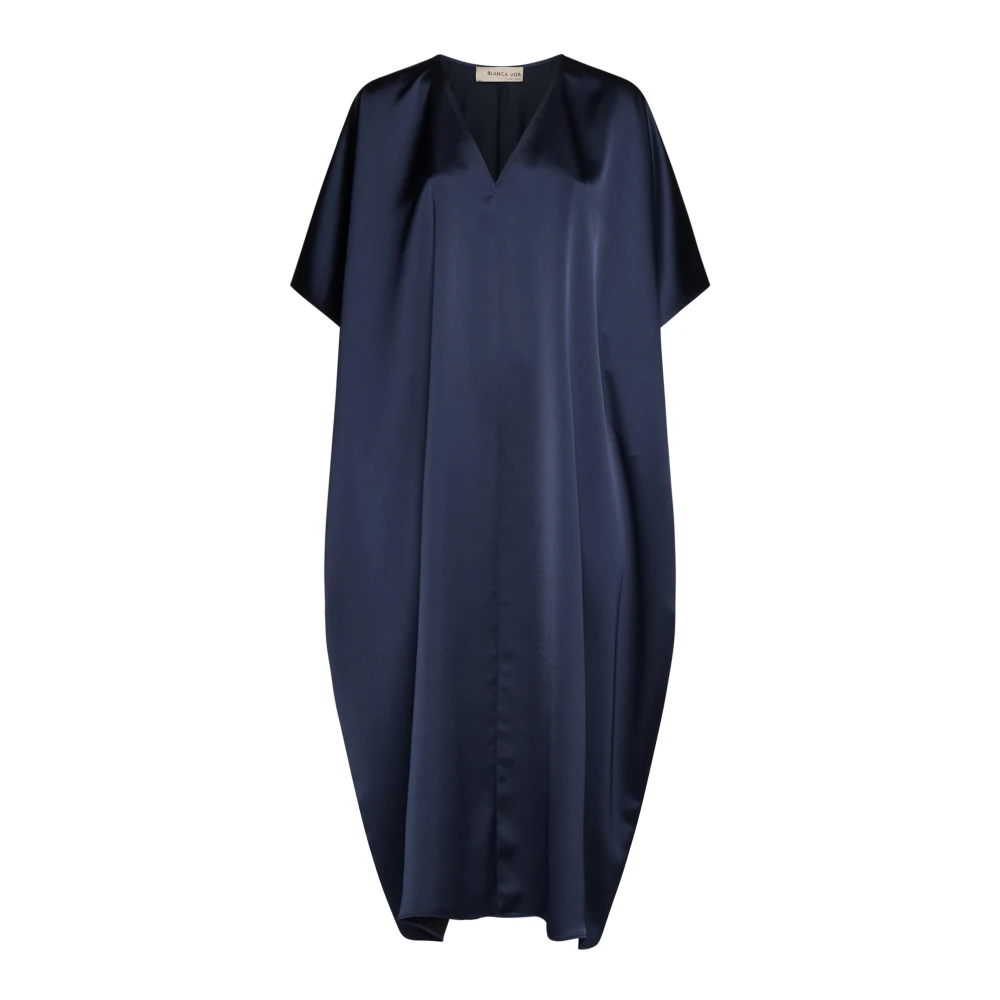 Blanca Vita Elegante Kaftano Jurken Blue Dames