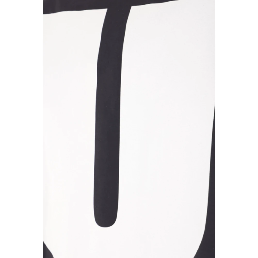 Undercover Zwart Nylon Logo Print Jas Black Dames