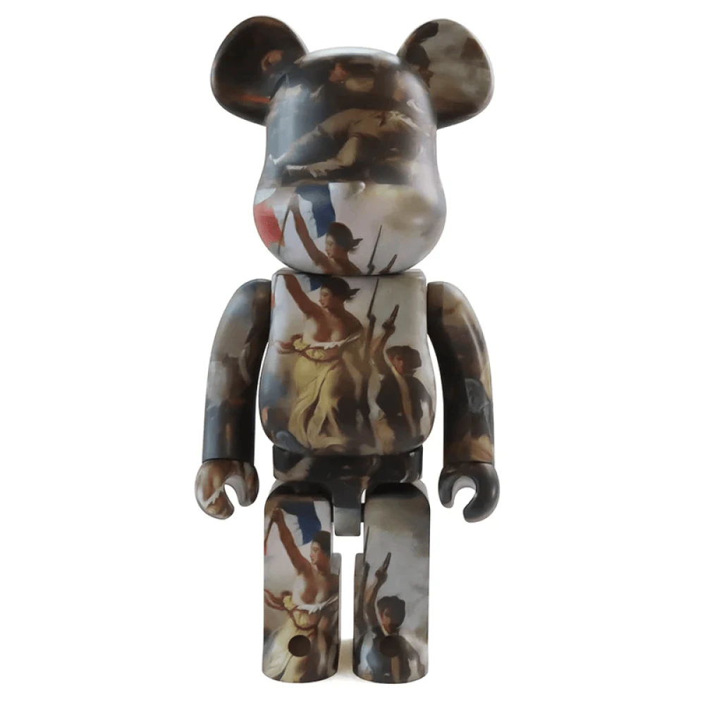 Medicom Toy Delacroix Vrijheid leidt het Volk Bearbrick Beige Heren