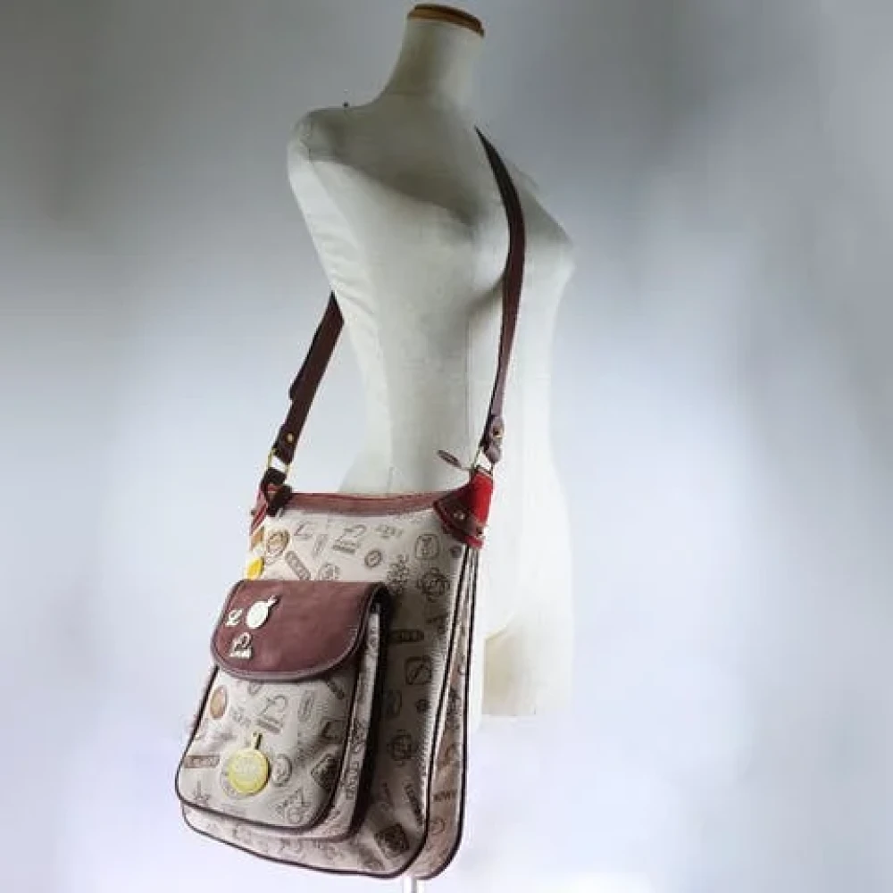 Loewe Pre-owned Canvas shoulder-bags Beige Dames