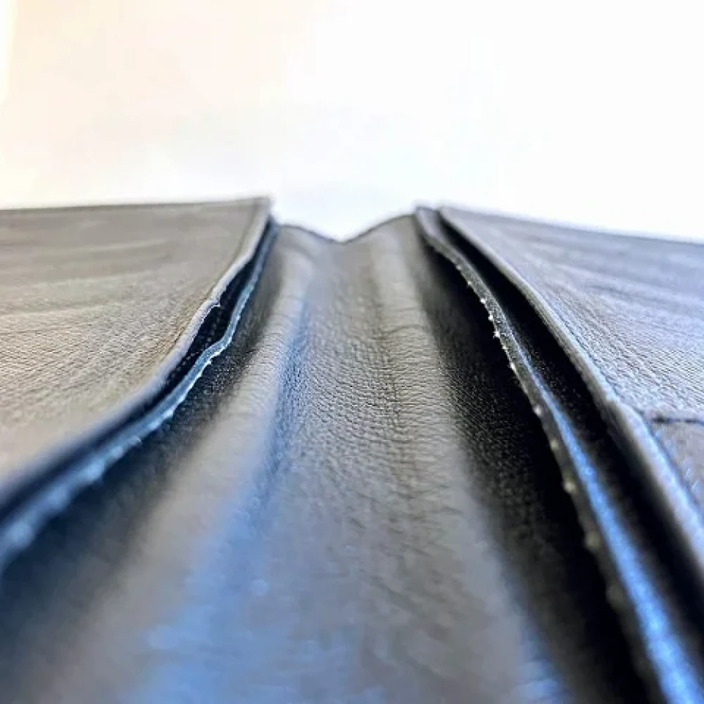 Louis Vuitton Vintage Pre-owned Leather wallets Black Heren