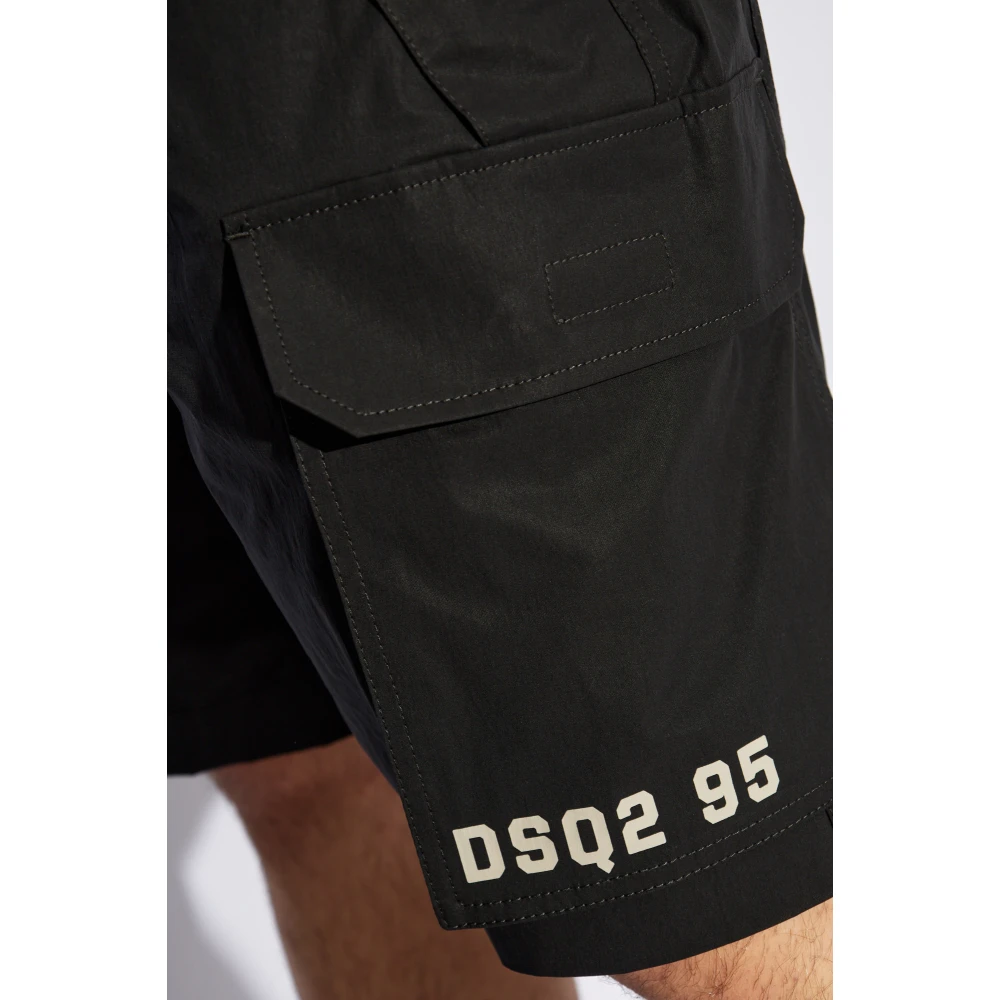 Dsquared2 Gedrukte shorts Black Heren