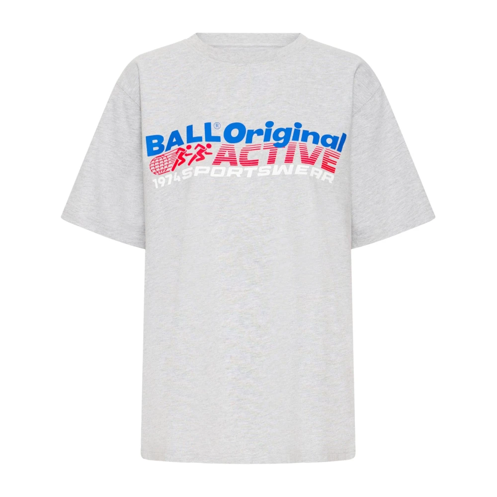 Ball Women's Gray T-Shirts - T-Shirts - L - Tops
