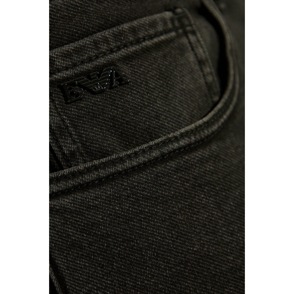Emporio Armani Straight leg jeans Black Heren