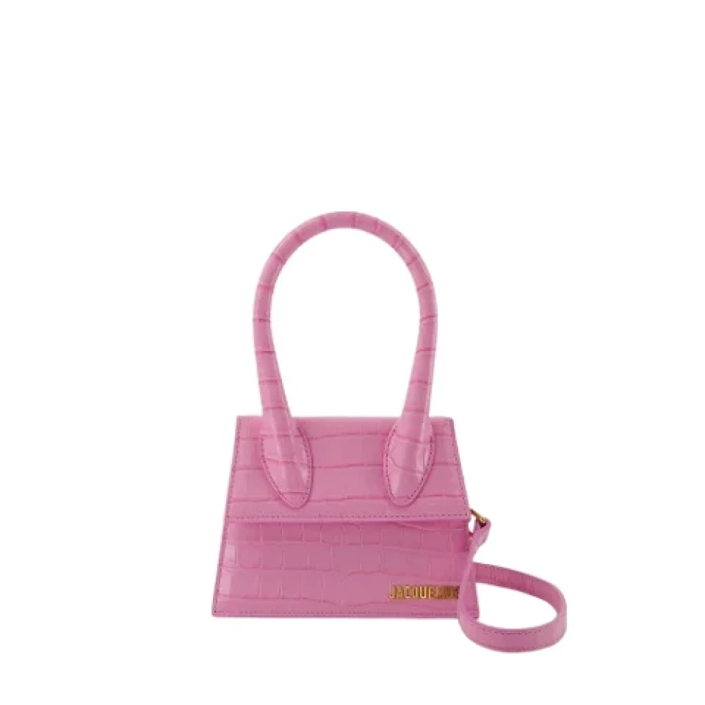 Jacquemus Pre-owned Leather shoulder-bags Pink Dames
