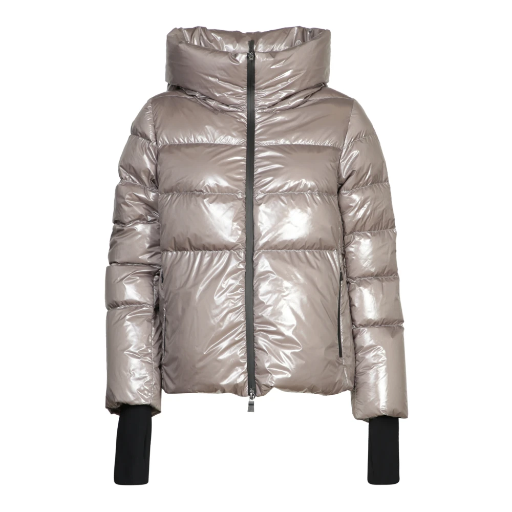 Herno Gloss Puffer Jacket Gray Dames
