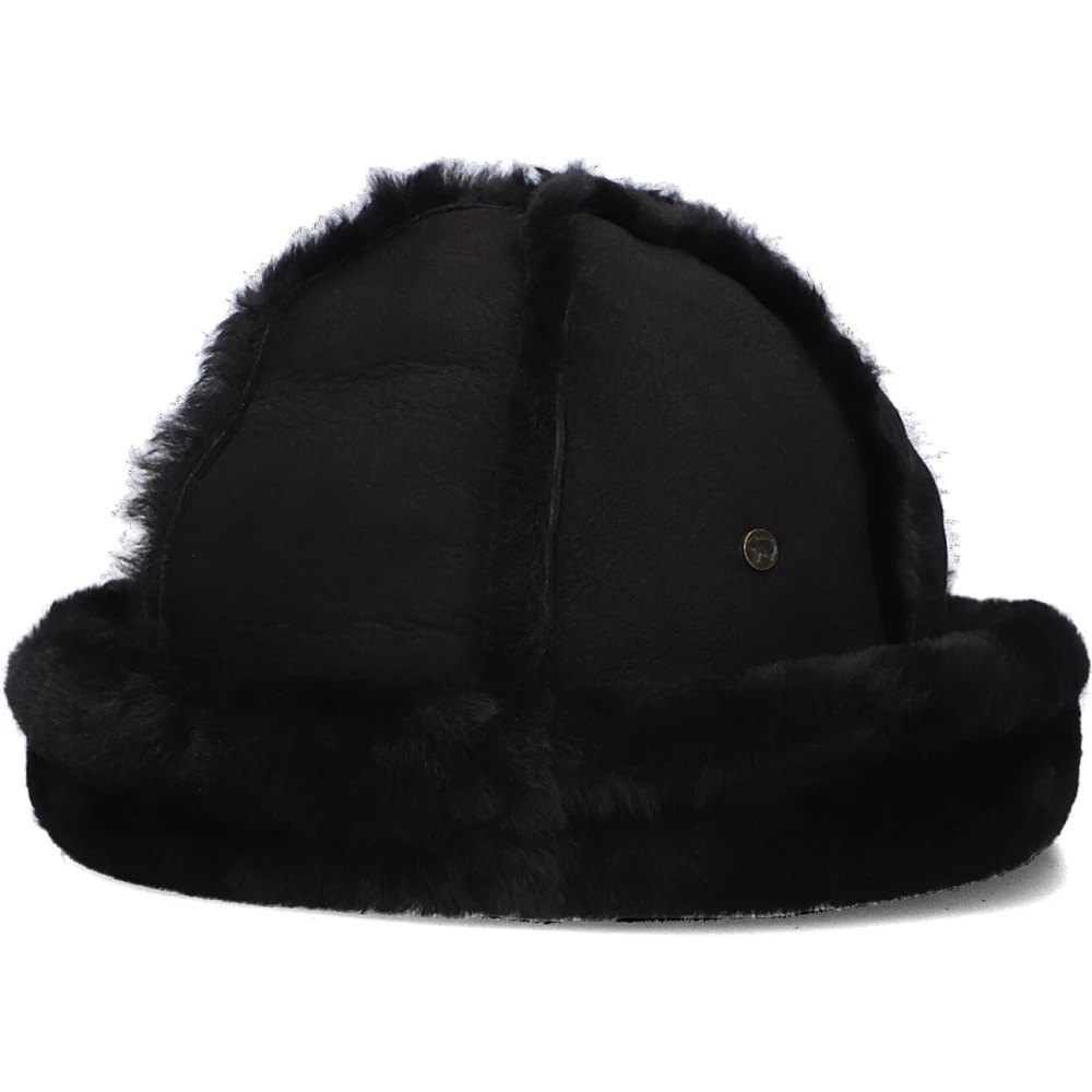 Warmbat Zwarte Merinowol Cobar Hat Black Dames
