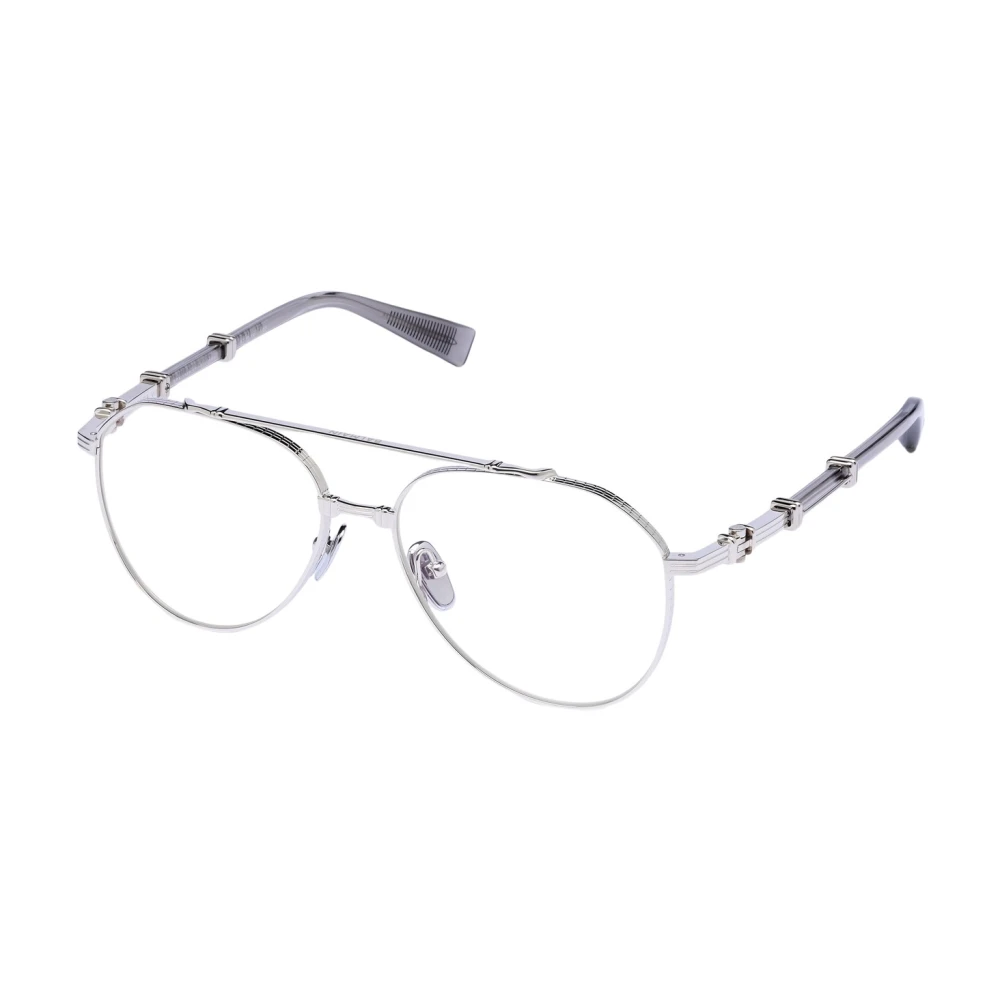 Balmain Unisex Gray Brigade Vii Bpx186 B Eyeglasses - Glasses - 57 Mm - Accessories