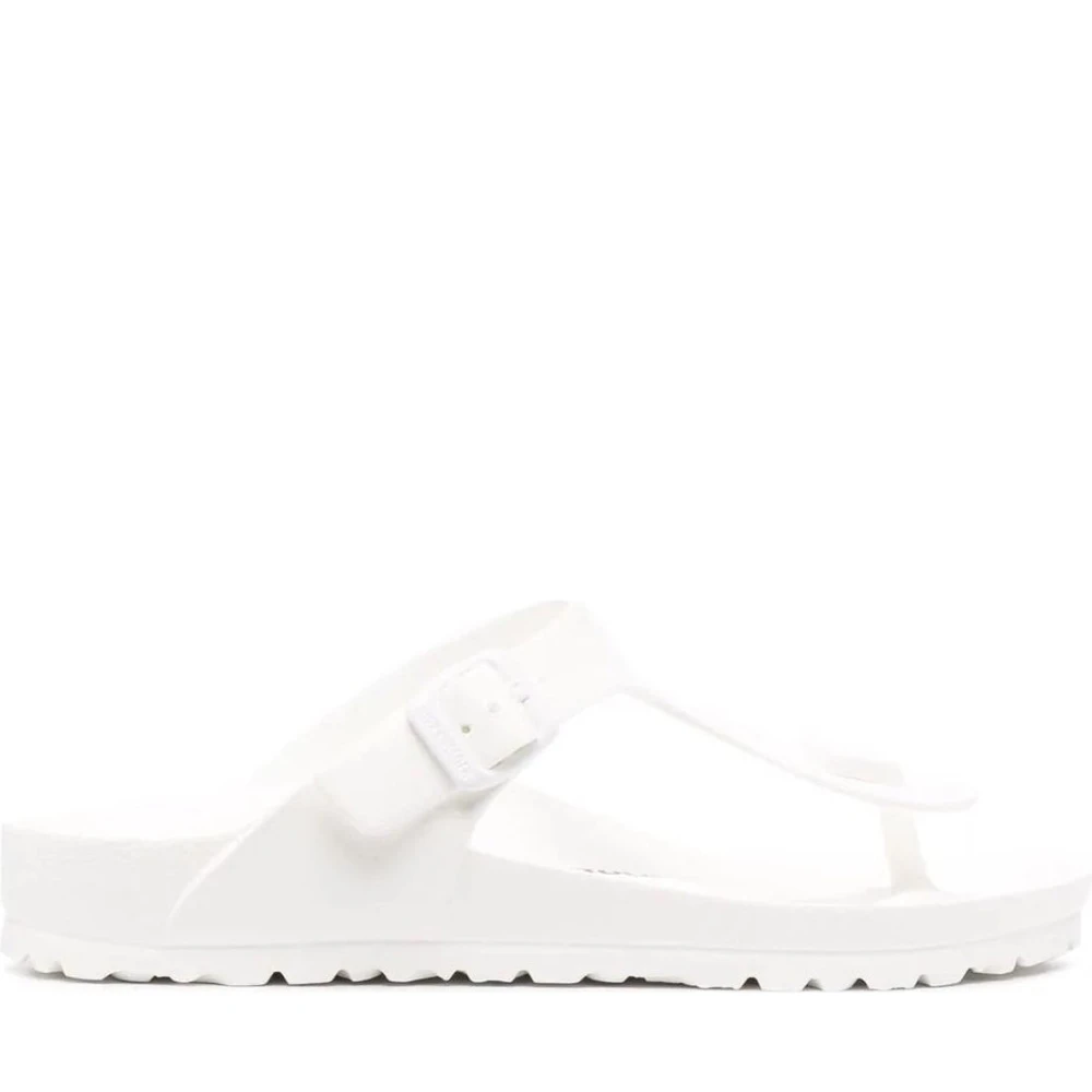 Birkenstock Women's White Flip Flops, 6 Uk, Gizeh Essentials Eva Sandals Regular