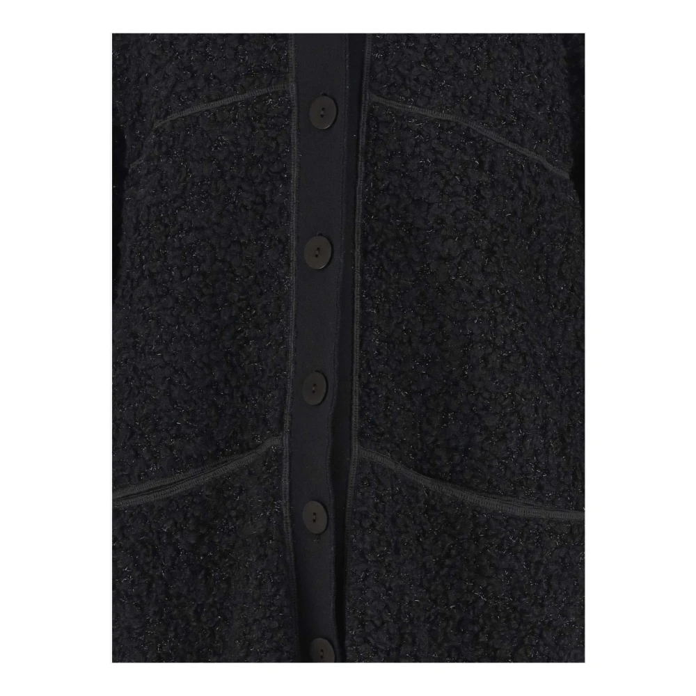 Giorgio Armani Wolmix V-hals Cardigan Zwart Black Dames