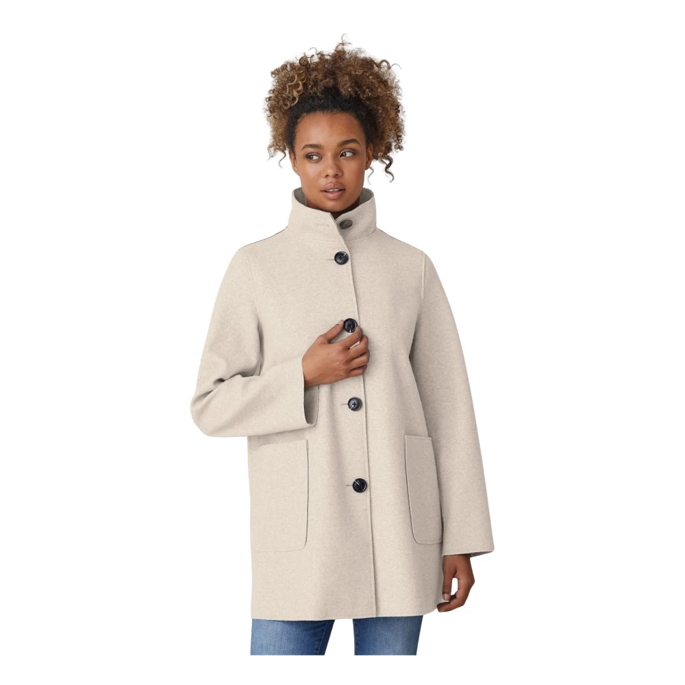 Junge Damen Beige Mäntel, Mgröße: