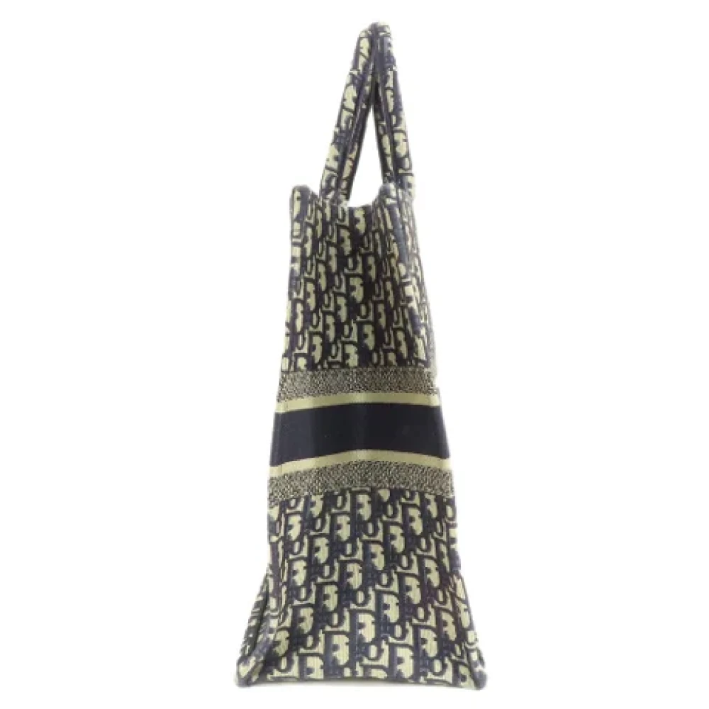Dior Vintage Pre-owned Canvas totes Blue Dames
