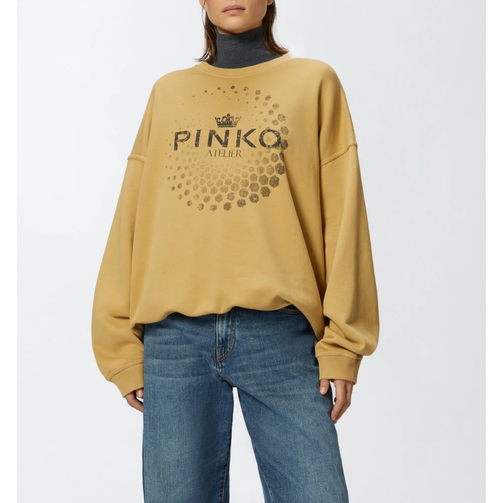pinko Tagore Sweatshirt Brown Dames