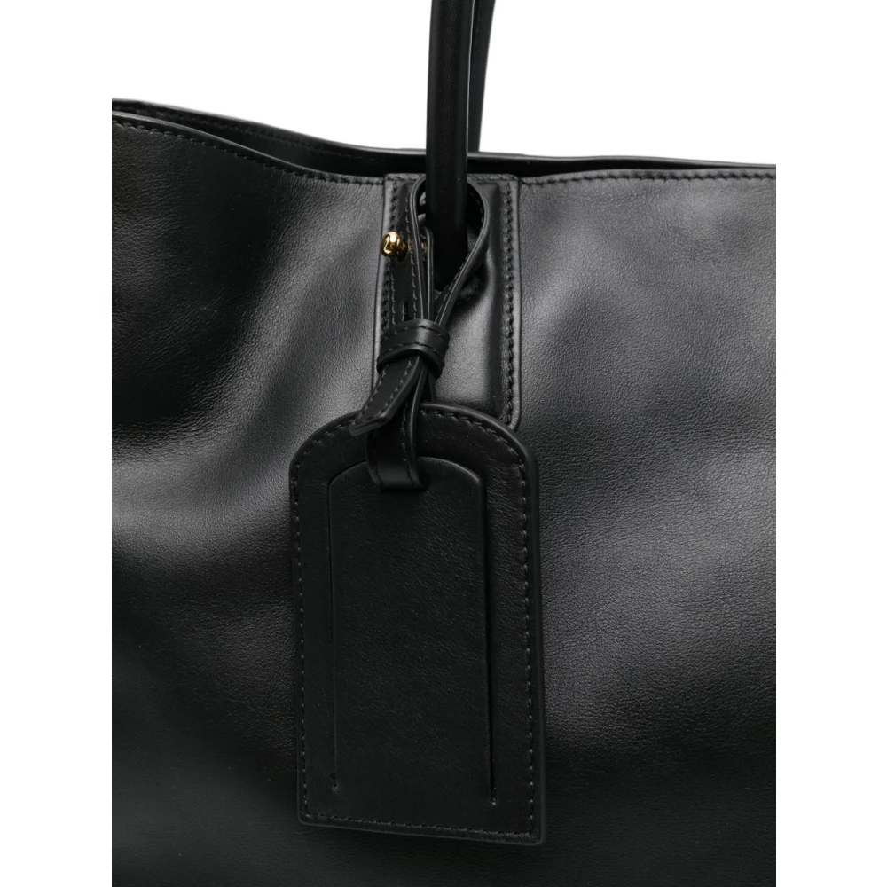 Moschino Zwarte Schoudertas met Magneetsluiting Black Dames